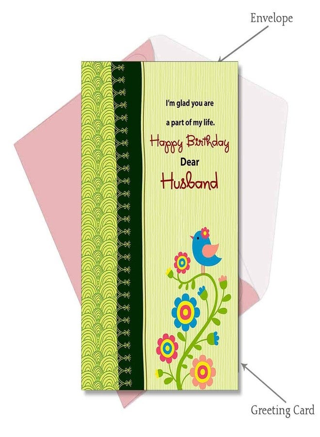 Alwaysgift Happy Birthday Hubby Greeting Card & Golden Rose Gift Hamper For Husband, Men, Love (Design-6) - Image 2